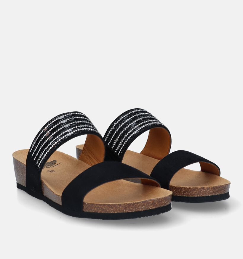 Scholl Daphne Mules en Noir pour femmes (336739)