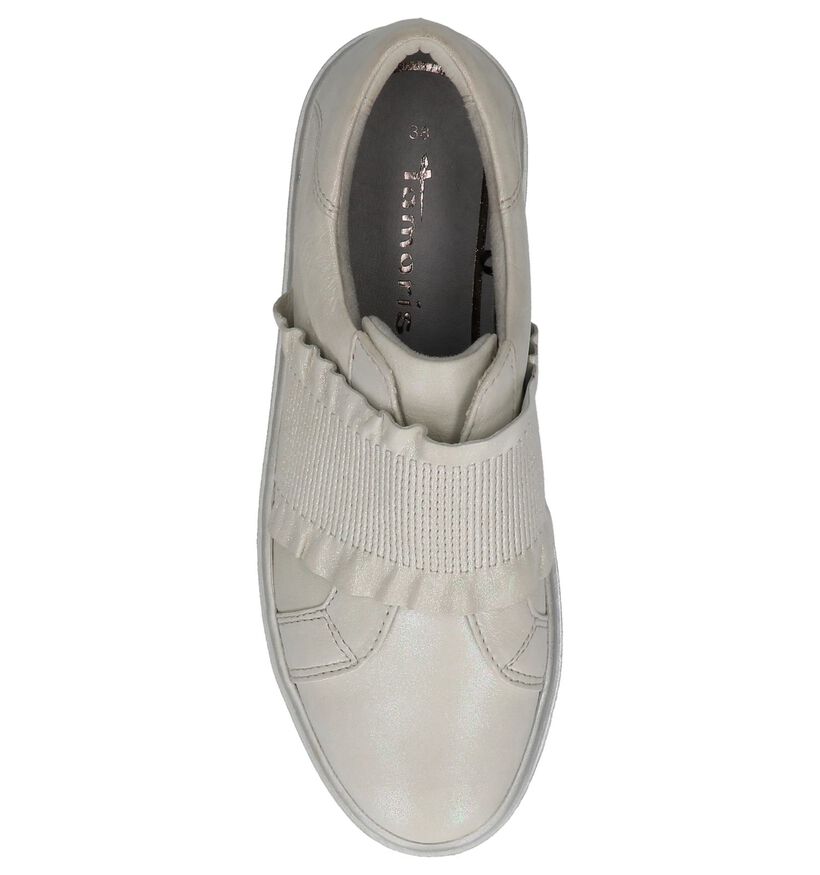 Tamaris Chaussures slip-on en Nacre en cuir (214179)