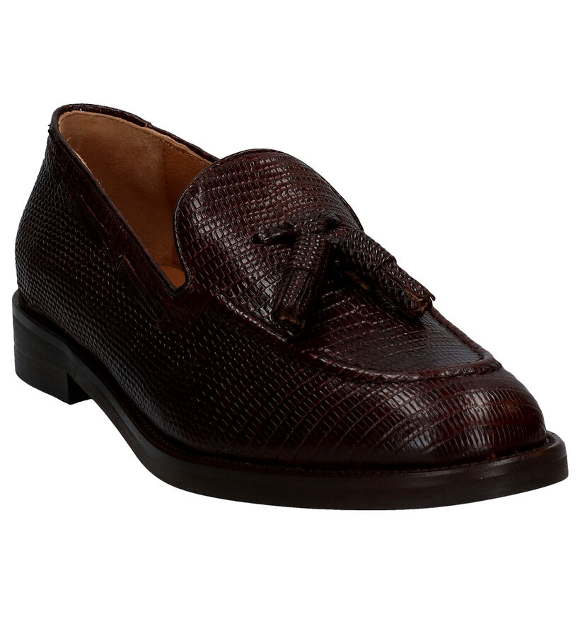 JHay Bruine Loafers in leer (281954)