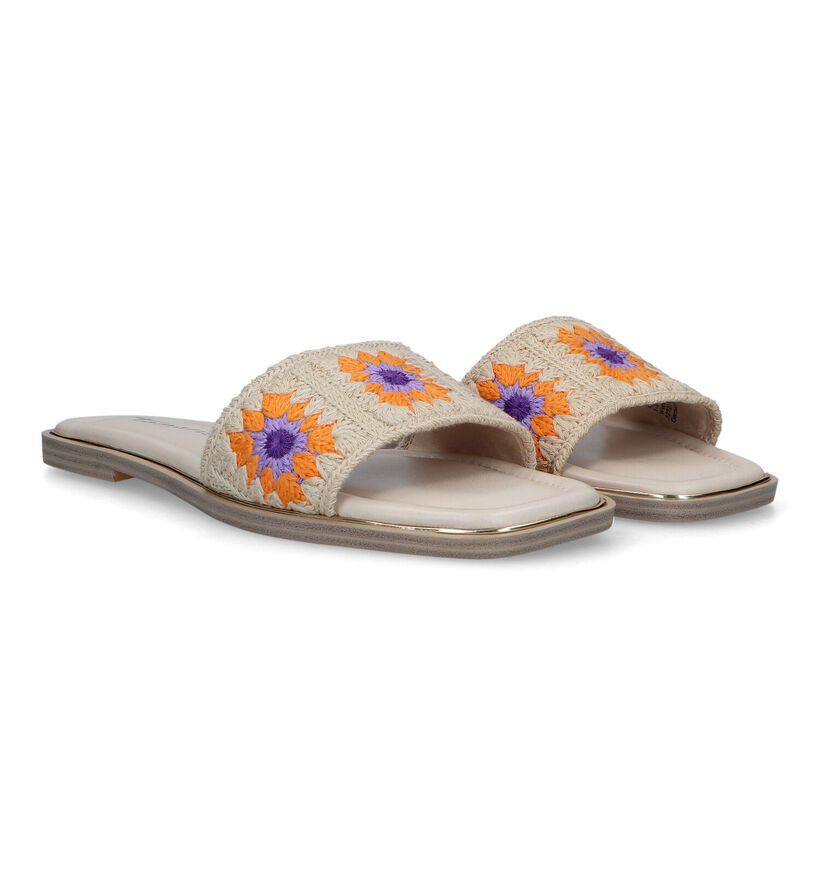 Tamaris Ecru Slippers in stof (325597)