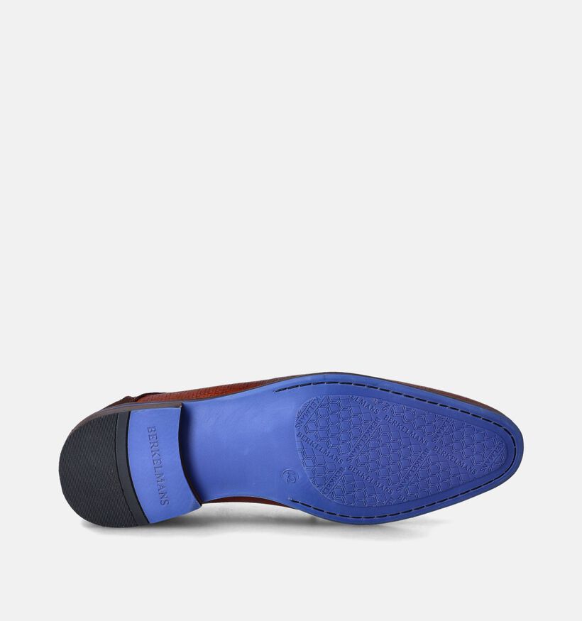Berkelmans Oulton Cognac Geklede veterschoenen voor heren (357852) - geschikt voor steunzolen
