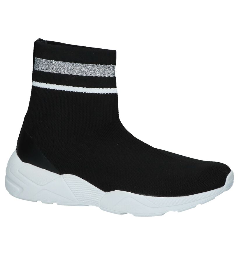 Youh! Slip-ons en Noir en textile (230423)
