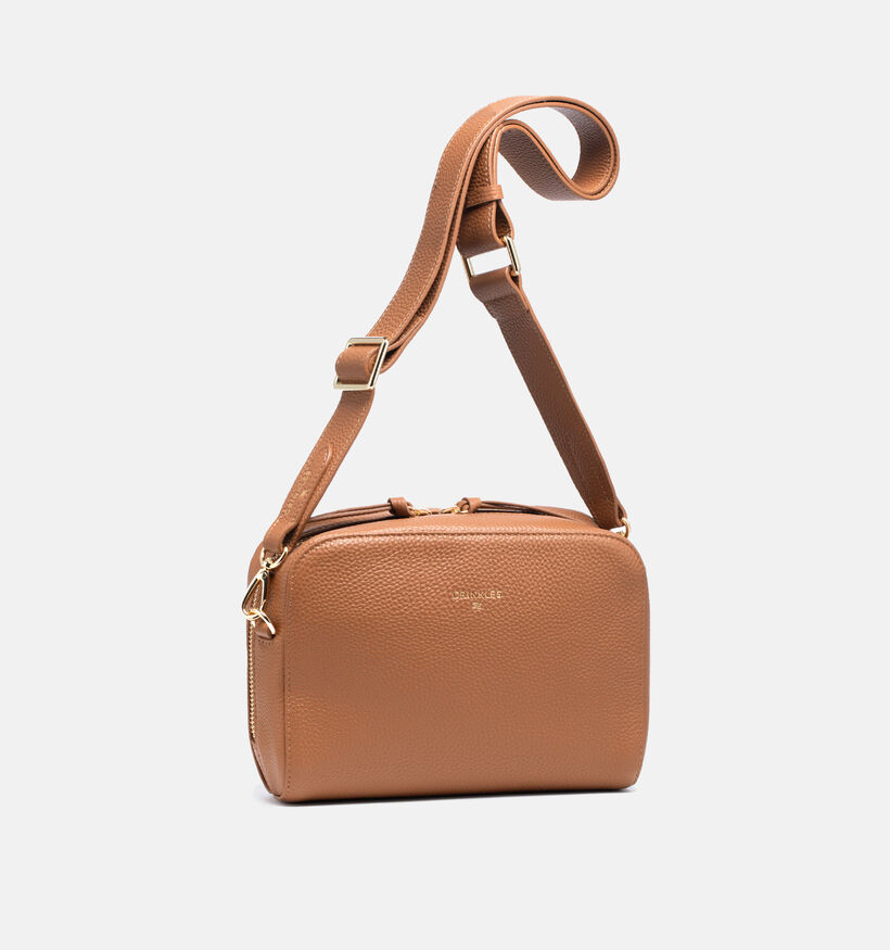 Crinkles Sac porté croisé en Cognac pour femmes (365726)
