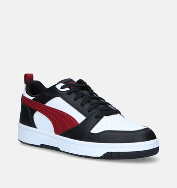Puma Rebound Low Baskets Noir/Blanc/Marron