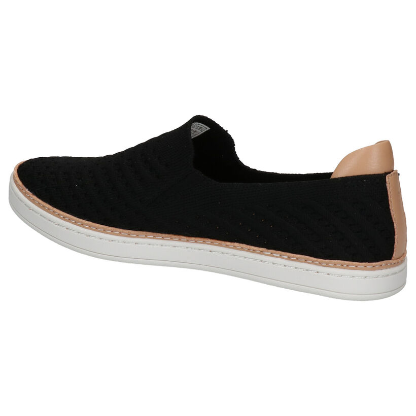 UGG Chaussures slip-on en Noir en textile (266814)