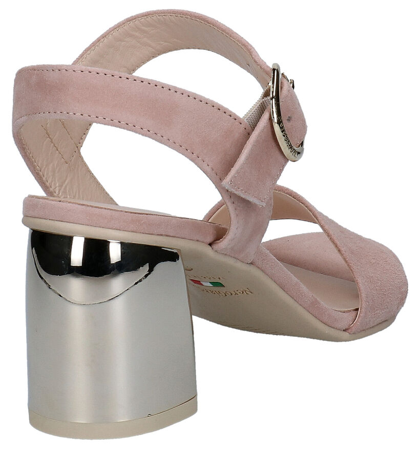 NeroGiardini Roze Sandalen in daim (270551)