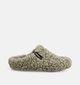Verbenas York Curly Groene Open Pantoffels voor dames (380876)