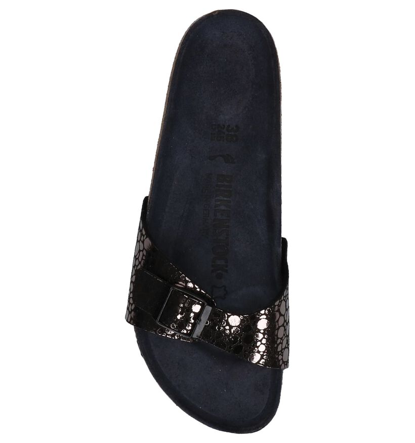 Birkenstock Madrid Nu-pieds en Noir pour femmes (302977)