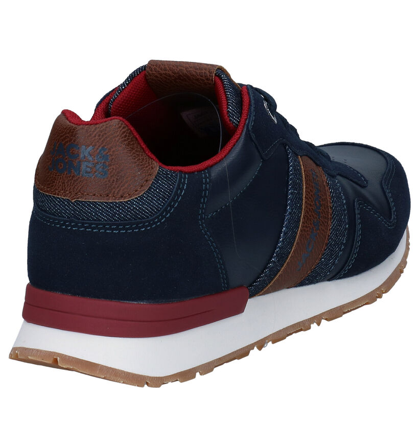 Jack & Jones Stellar Blauwe Sneakers in kunstleer (286413)