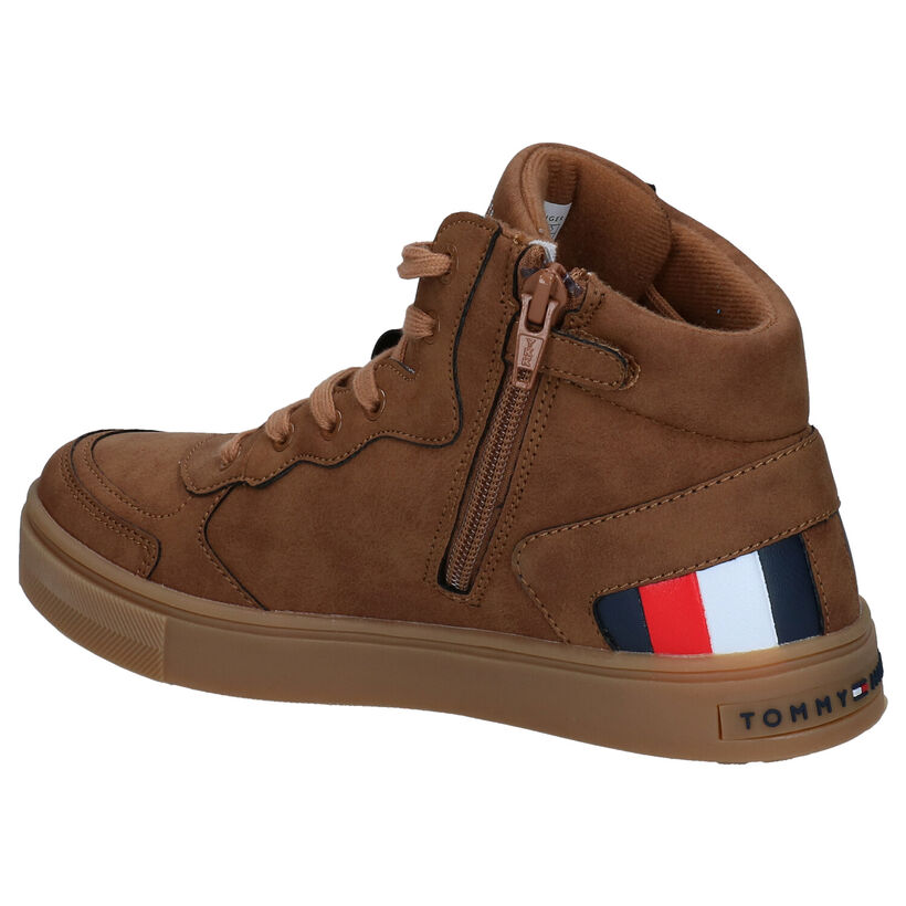 Tommy Hilfiger Cognac Sneakers in kunstleer (279907)