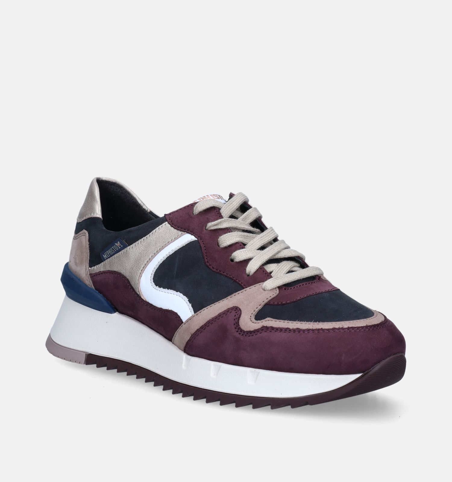 Mephisto Angie Bordeaux Sneakers Dames Sneakers Online op TORFS.BE