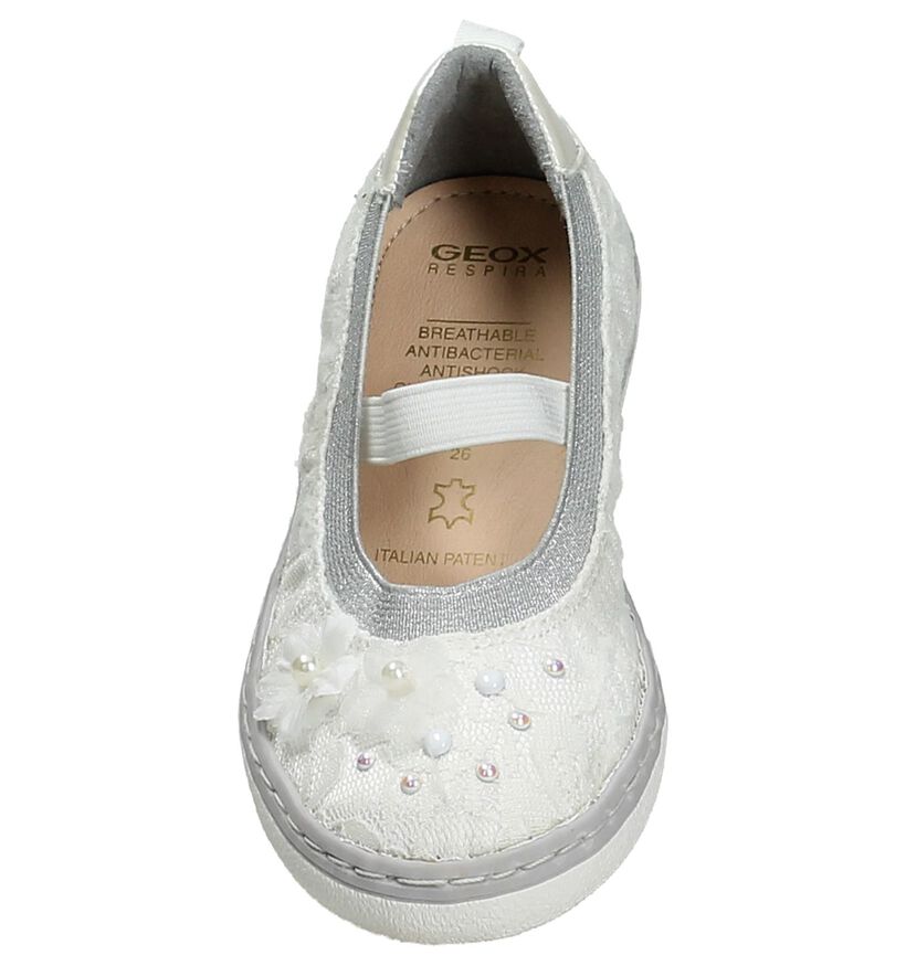 Geox Ballerines en Blanc en textile (190693)