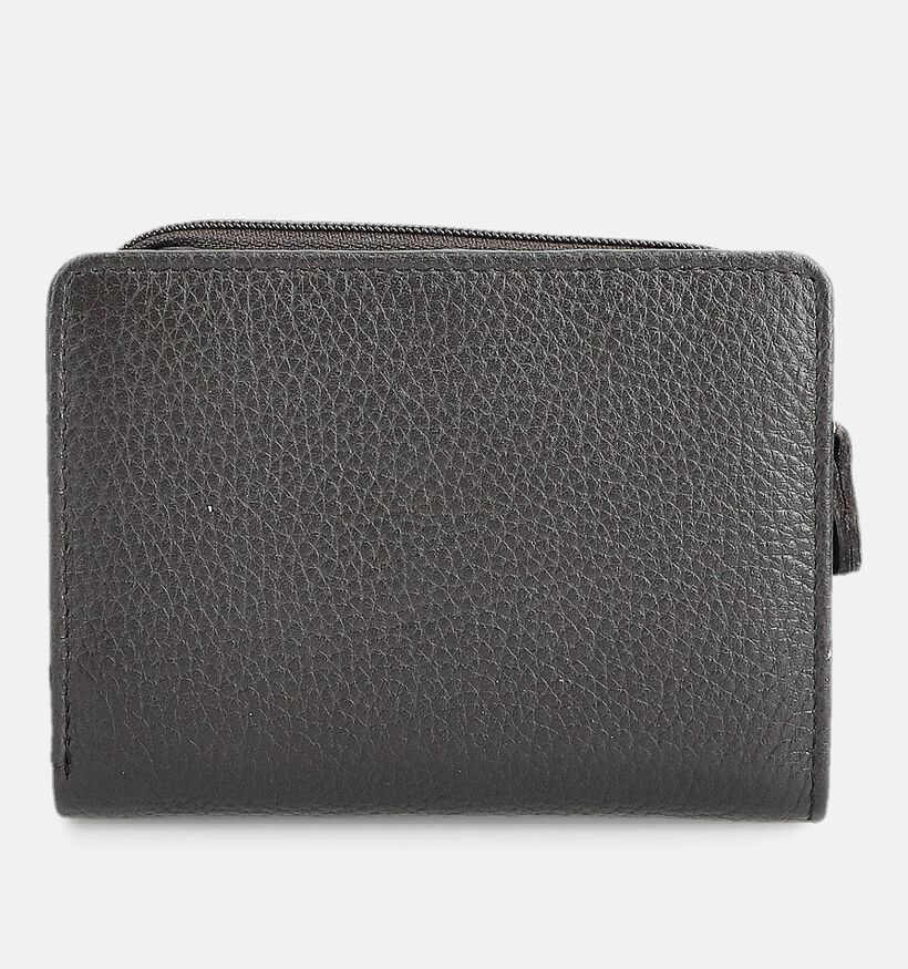 Crinkles Bruine Portemonnee met Rits voor dames (381774)