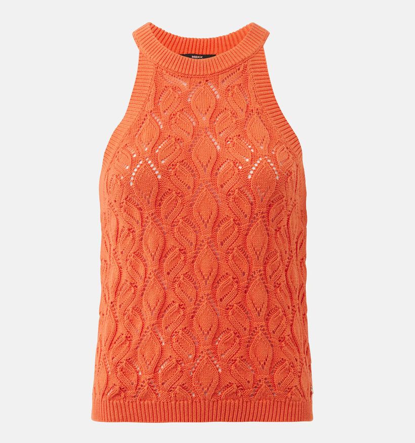 Mexx Flower Knit Oranje Topje voor dames (368528)