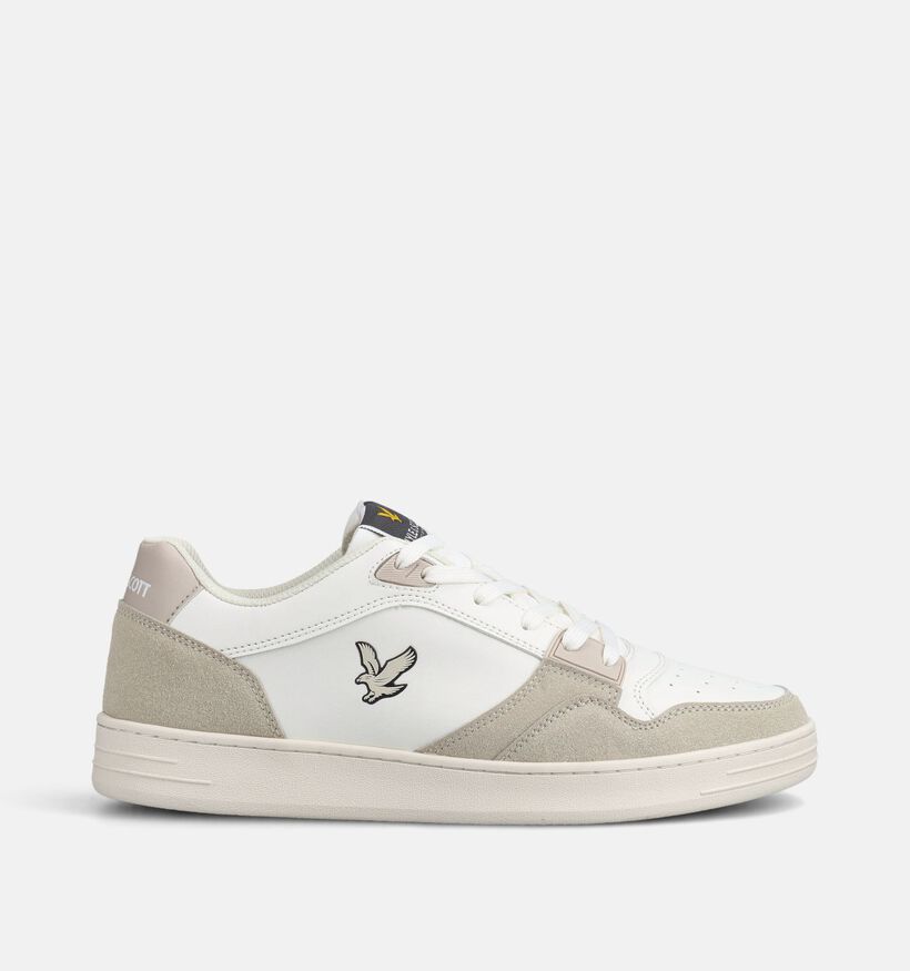 Lyle & Scott Callum Witte Sneakers voor heren (369047) - geschikt voor steunzolen