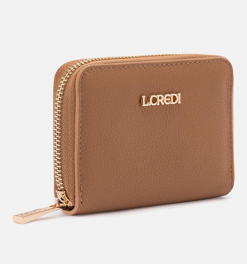 L.Credi Filippa Cognac Ritsportemonnee voor dames (356604)