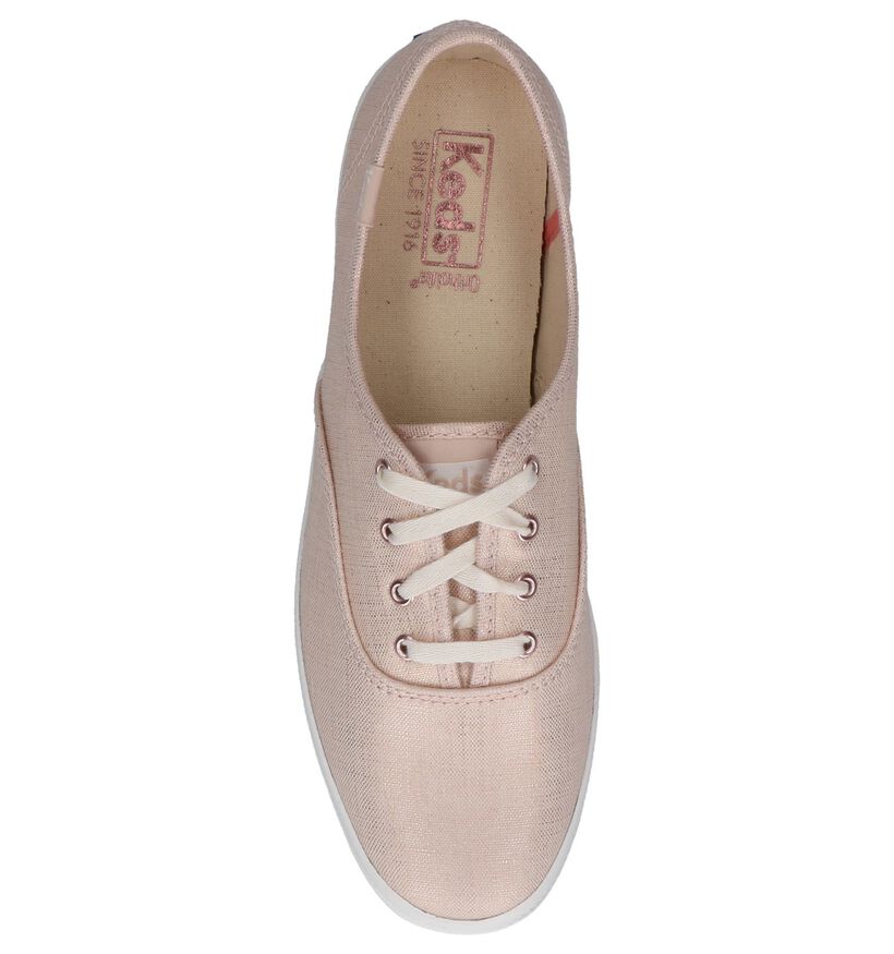 Rose Gold Sneakers Keds Champion in stof (213057)