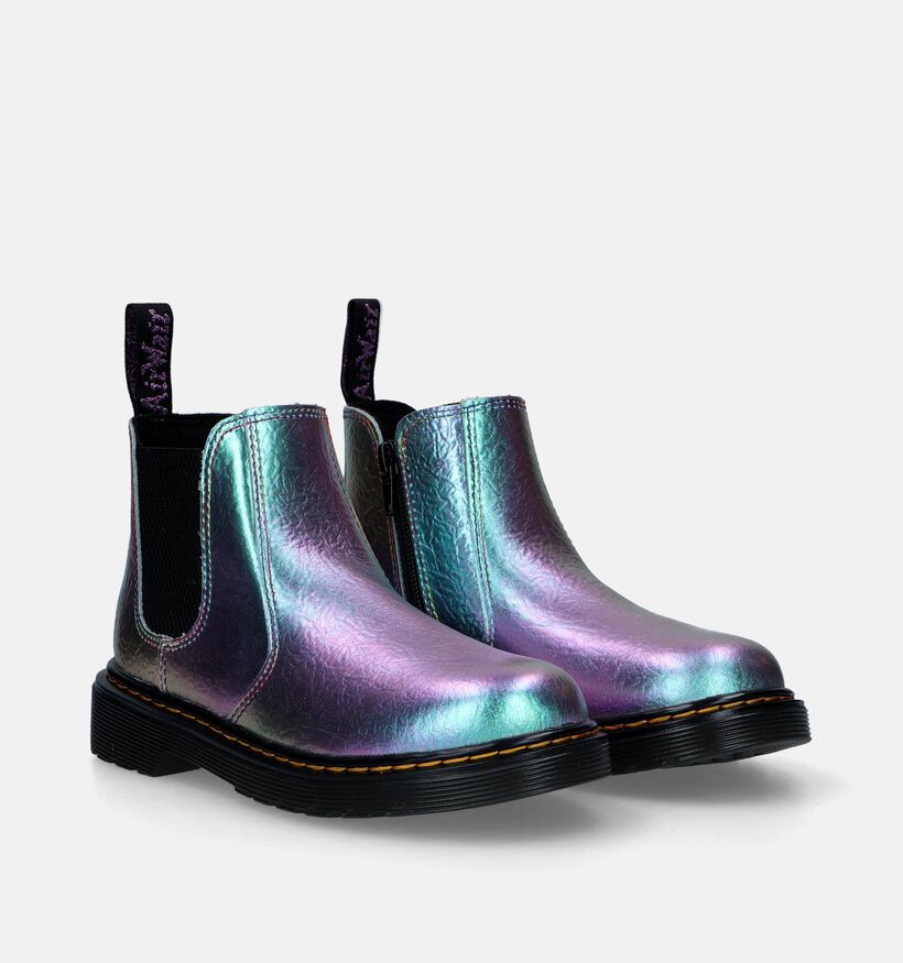 Dr. Martens 2976 Bottines chelsea en Marron pour filles (341063)