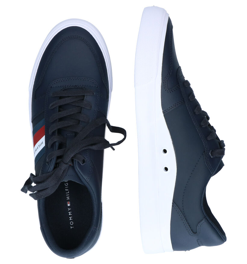 Tommy Hilfiger Core Blauwe Sneakers in leer (293054)