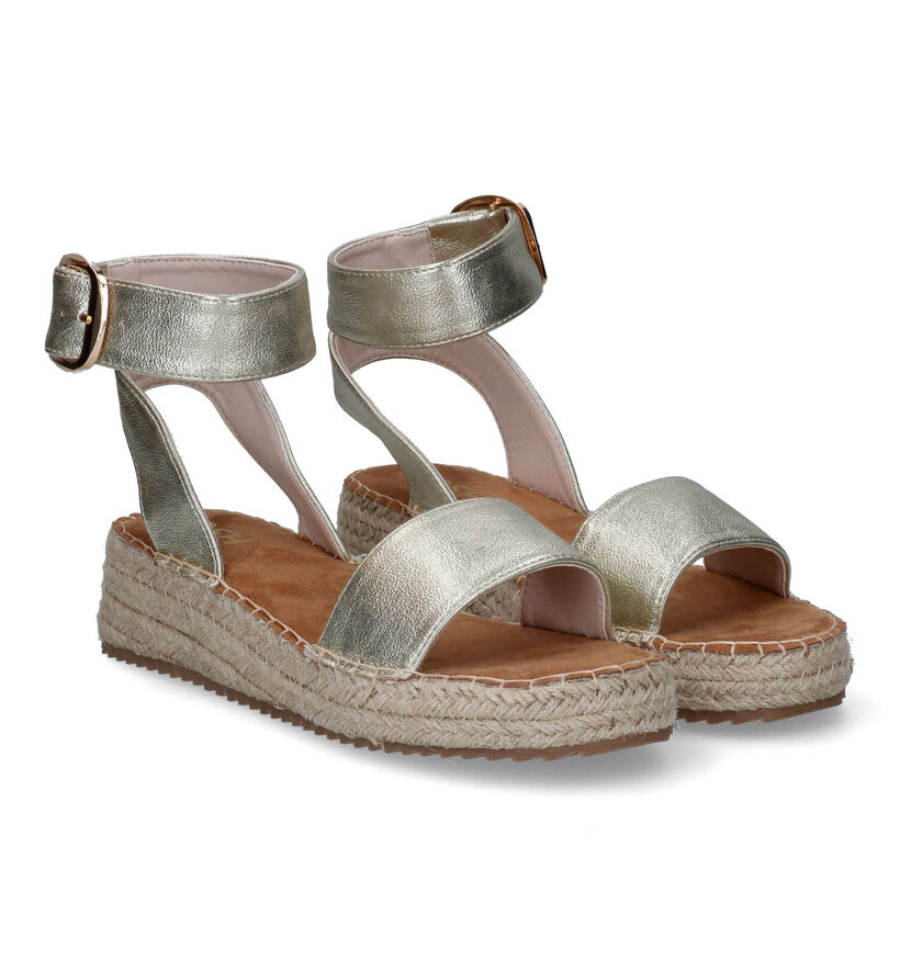 Posh by Poelman Goude Sandalen in kunstleer (310330)