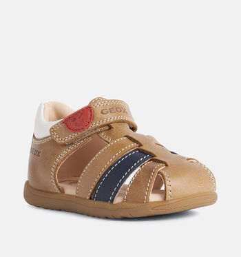 Geox Respira Sandales Cognac/Bleu