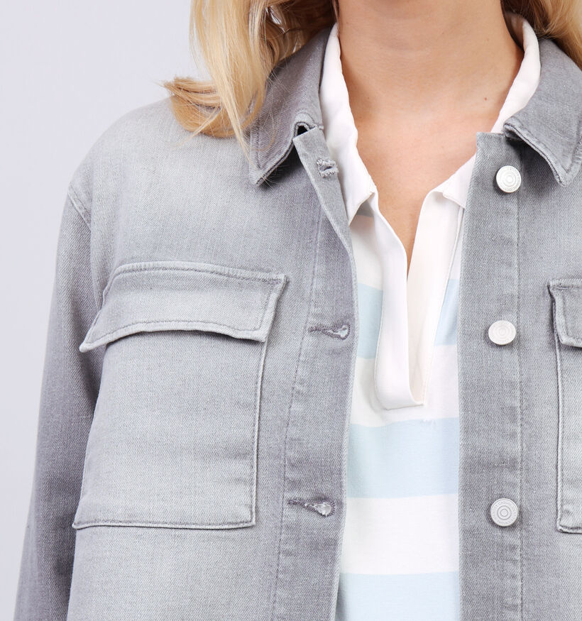 comma casual identity Veste courte en Gris pour femmes (358266)