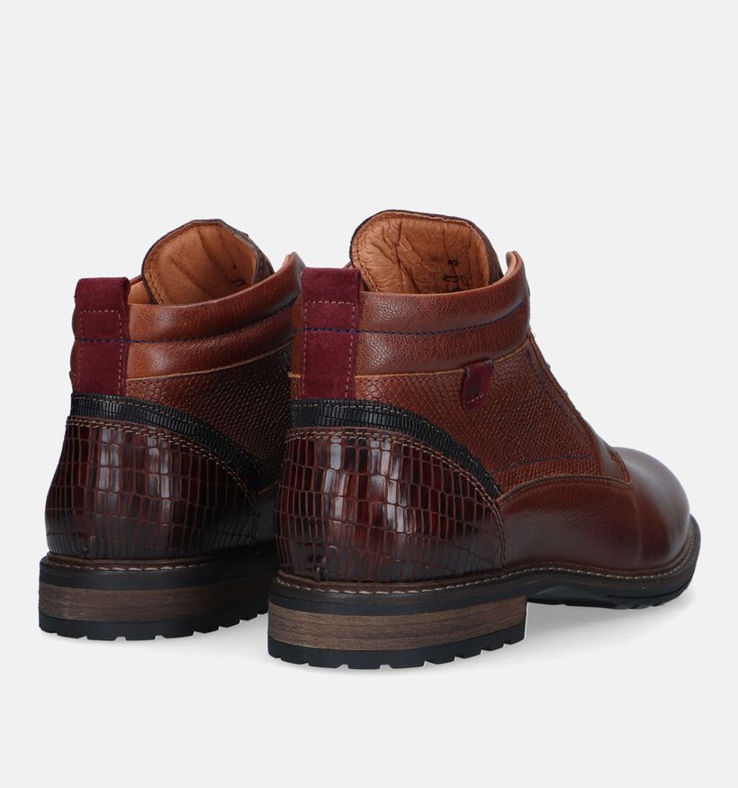 Australian Conley Cognac Veterboots voor heren (329961) - geschikt voor steunzolen