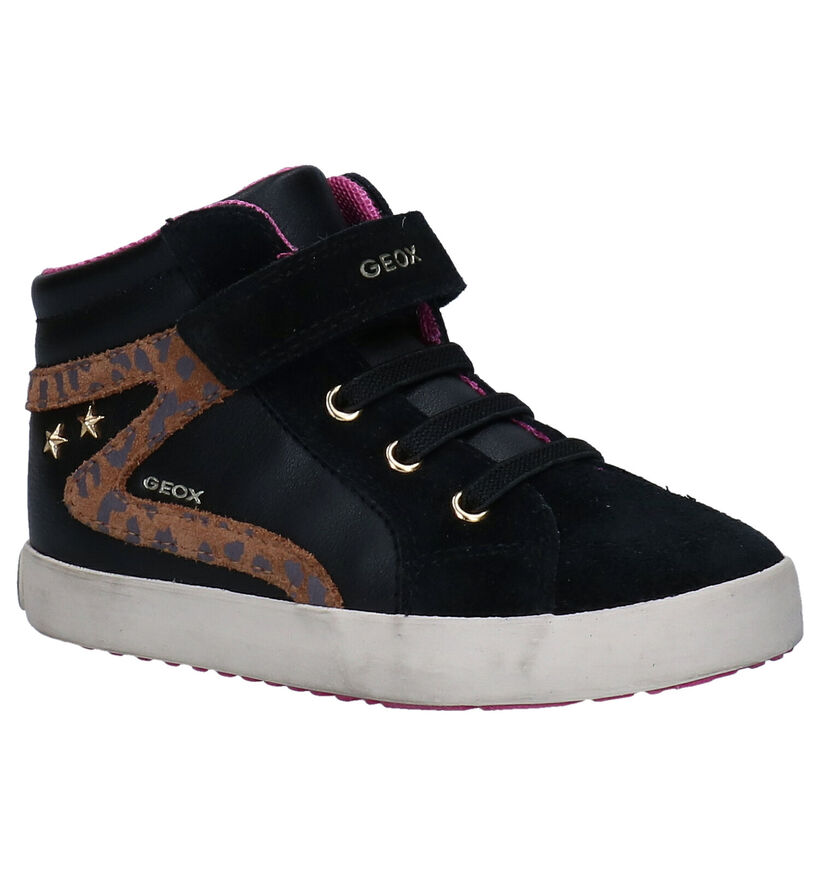 Geox Kilwi Chaussures hautes en Noir en daim (278294)