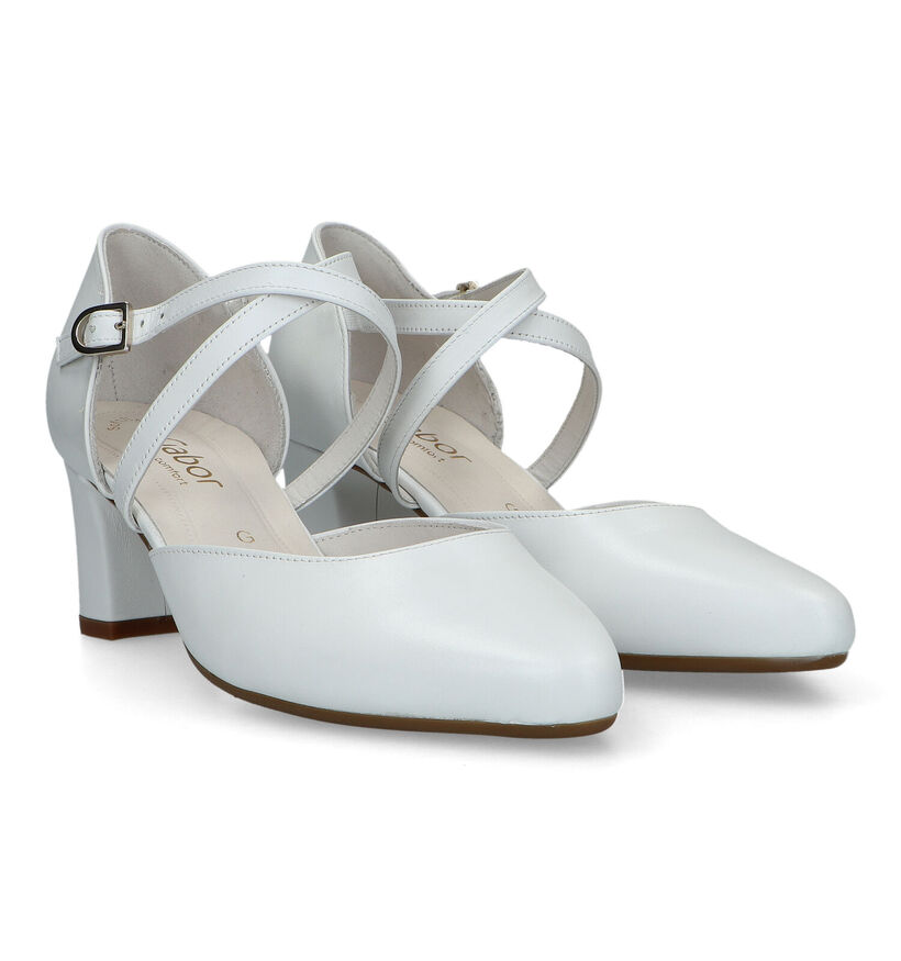 Gabor Soft Move Escarpins en Blanc pour femmes (329032)