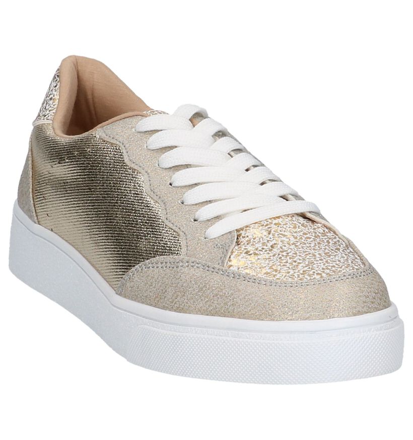 Gouden Sneakers Vanessa Wu met Dikke Zolen, , pdp