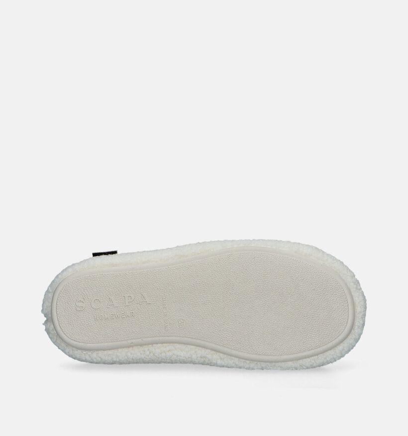 Scapa Pantoufles en Écru pour femmes (347401)