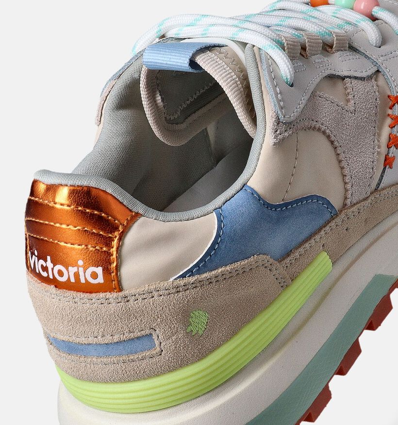 Victoria Beige Sneakers voor dames (353435) - geschikt voor steunzolen