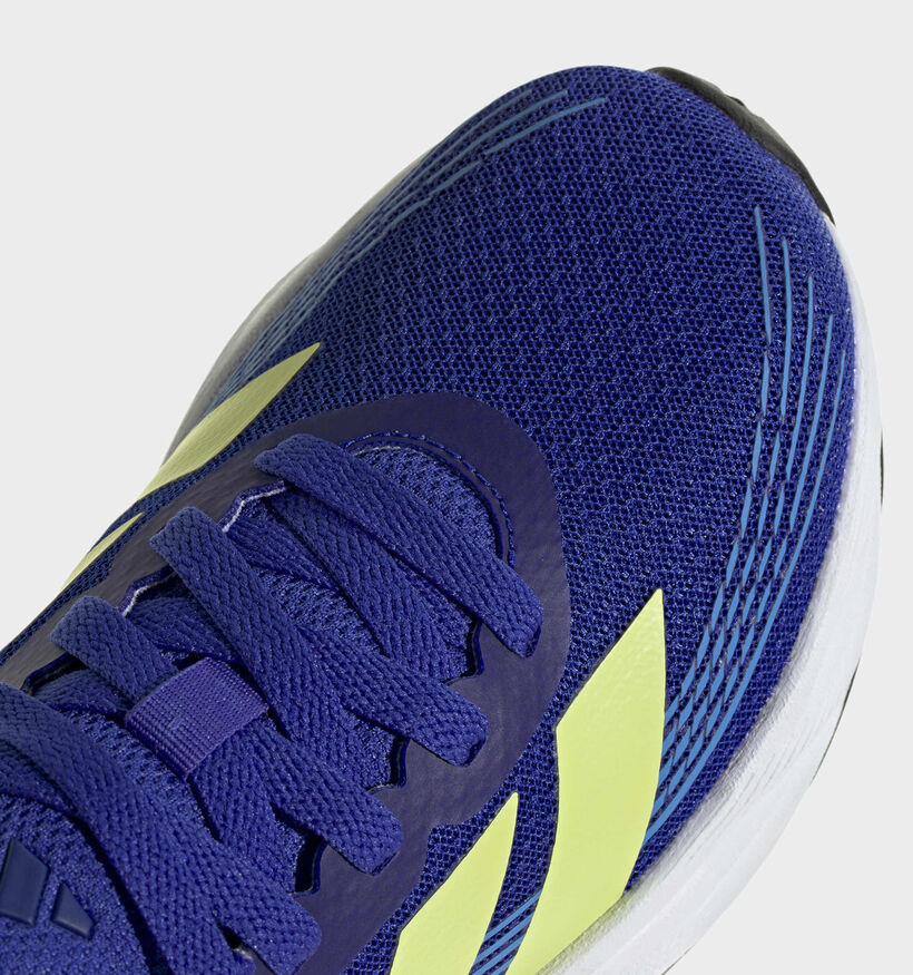 adidas Galaxy Baskets basses en Bleu pour gar&ccedil;ons (375420) - pour semelles orthop&eacute;diques