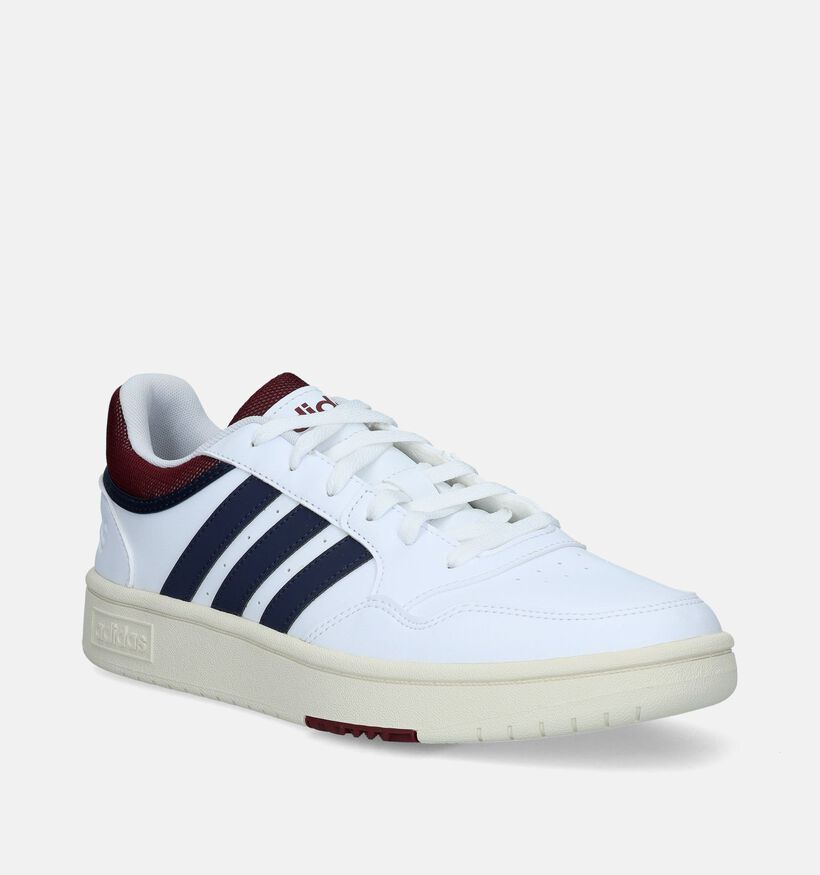 adidas Hoops 3.0 Baskets en Blanc pour hommes (334731)