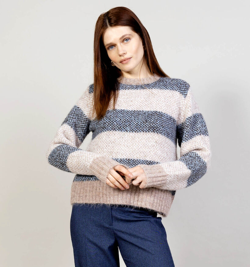 JDY Zoey Life Pull en Beige pour femmes (365959)