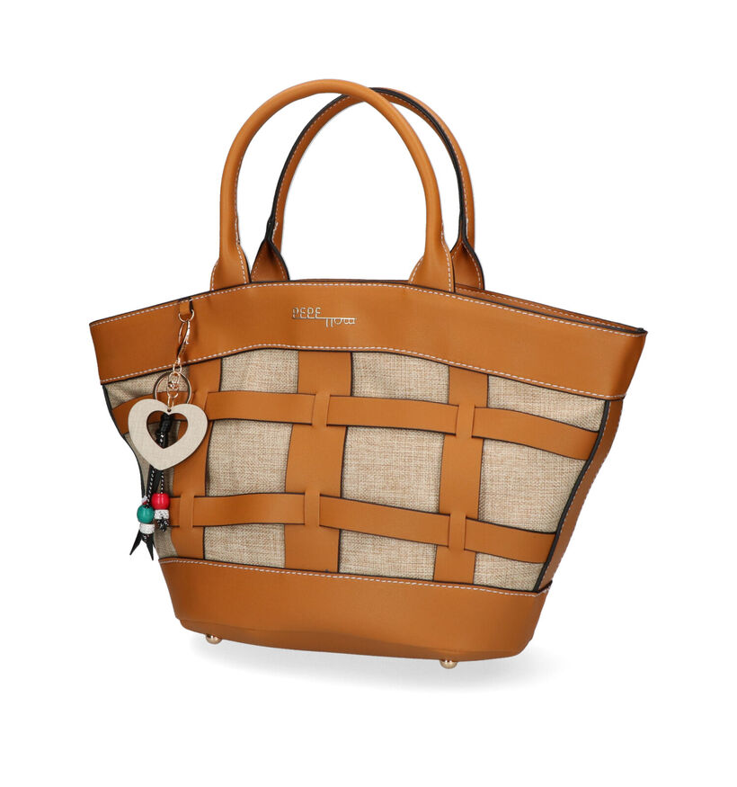 Pepe Moll Cognac Handtas in kunstleer (310886)