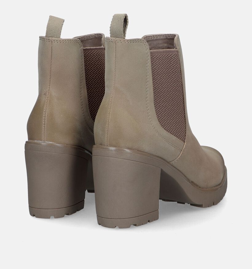 Marco Tozzi Bottines à talons en Taupe pour femmes (330642)