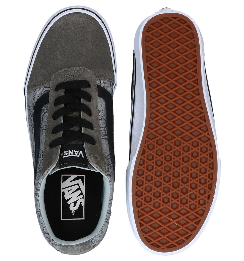 Vans Ward Baskets de skate en Noir pour femmes (327994)