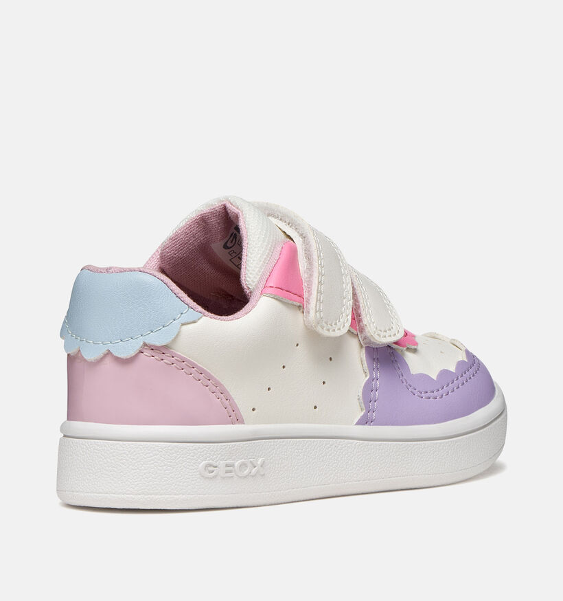 Geox Eclyper Baskets pour b&eacute;b&eacute; en Blanc pour filles (370108) - pour semelles orthop&eacute;diques