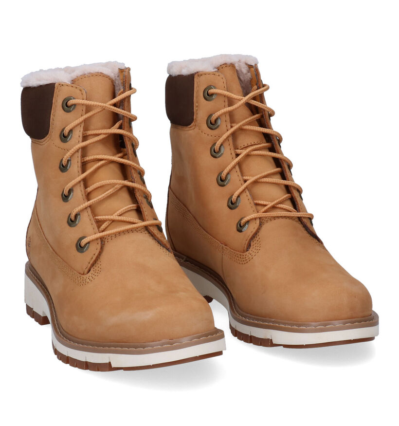 Timberland Lucia Way 6IN Warm Lined Cognac Boots in nubuck (294348)