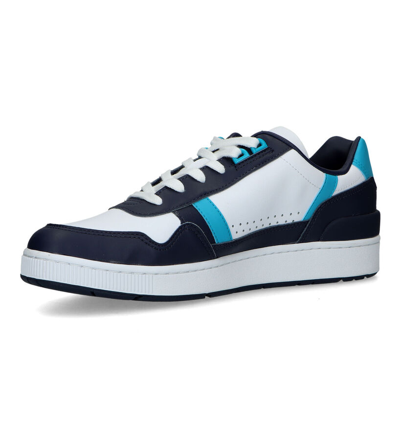 Lacoste T-Clip Baskets en Bleu pour hommes (322384) - pour semelles orthopédiques