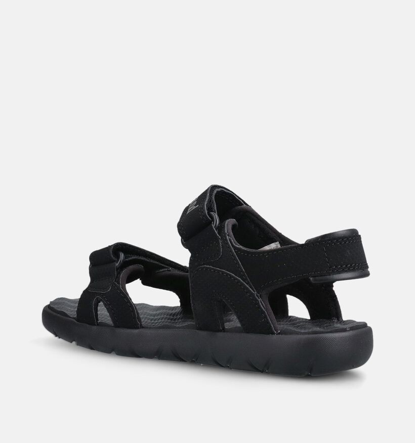 Timberland Perkins Row Backstrap Sandales en Noir pour gar&ccedil;ons (368734)