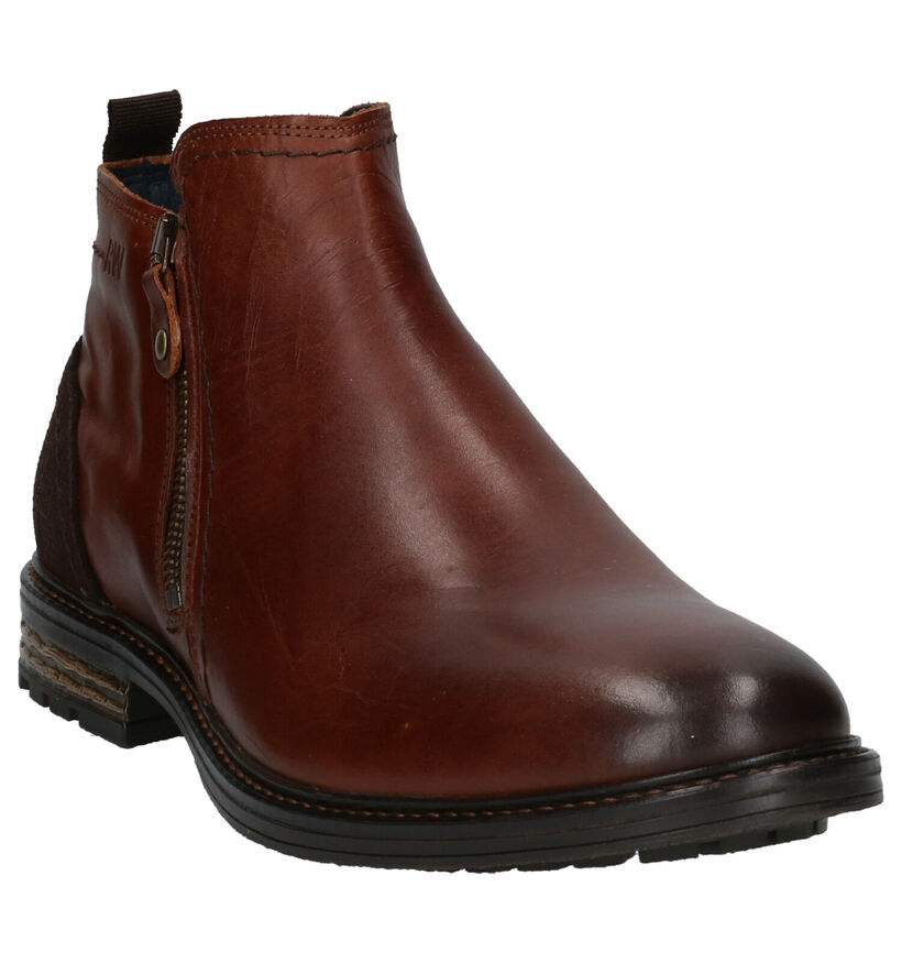 River Woods Relex Bottines en Cognac en cuir (259912)