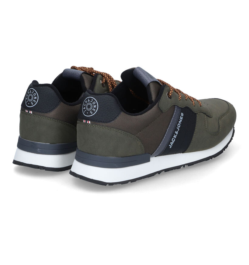 Jack & Jones Golding Hike Chaussures à lacets en Vert khaki pour hommes (329036) - pour semelles orthopédiques