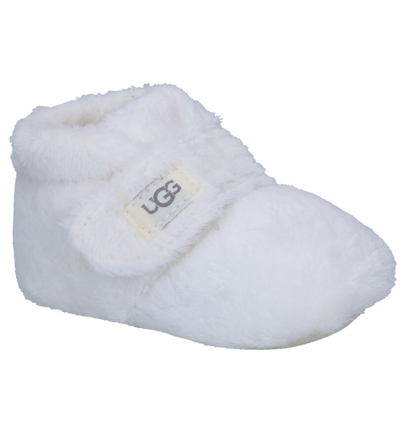 UGG Bixbee Pantoufles en Blanc en textile (254130)