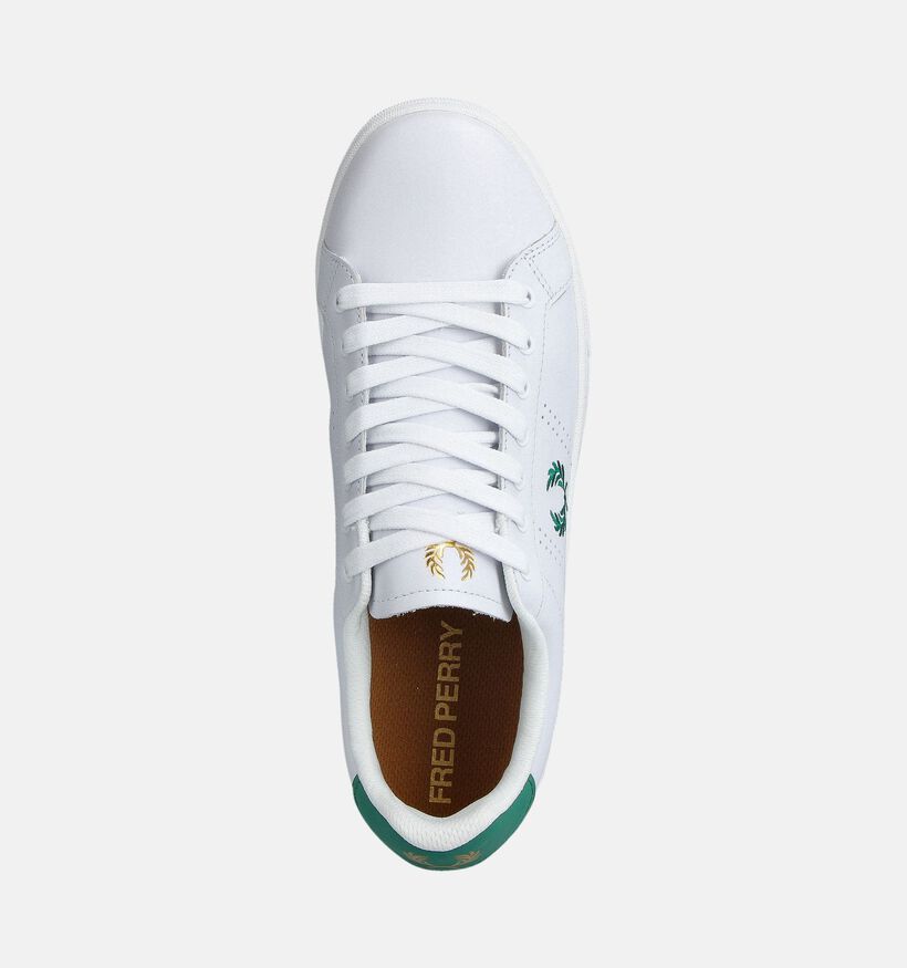 Fred Perry Baskets basses en Blanc pour hommes (349691) - pour semelles orthopédiques