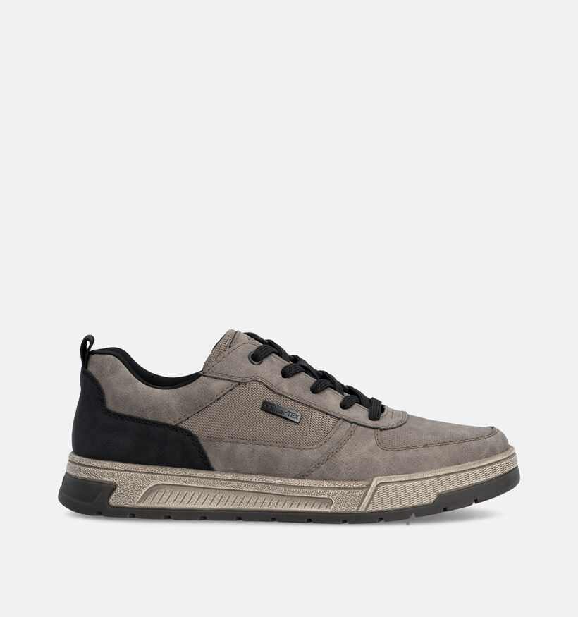 Rieker Chaussures plates en Taupe pour hommes (379836) - pour semelles orthop&eacute;diques