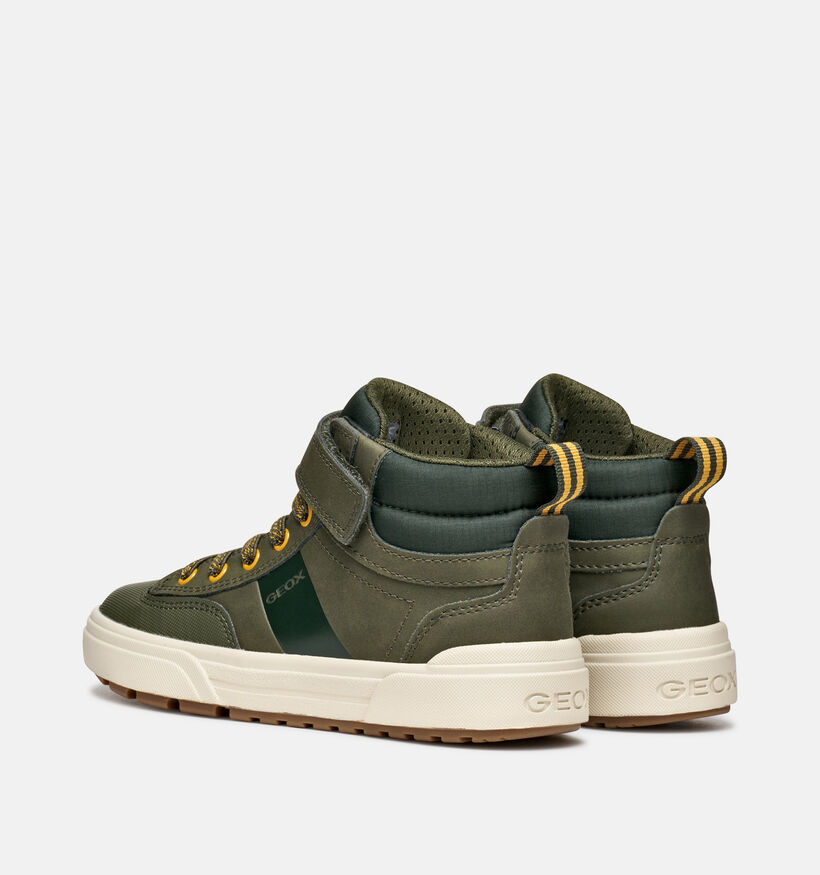 Geox Weemble Kakigroene Sneakers voor jongens (376238) - geschikt voor steunzolen