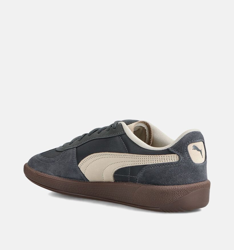 Puma Palermo Tongue Baskets en Gris pour hommes (359105) - pour semelles orthopédiques