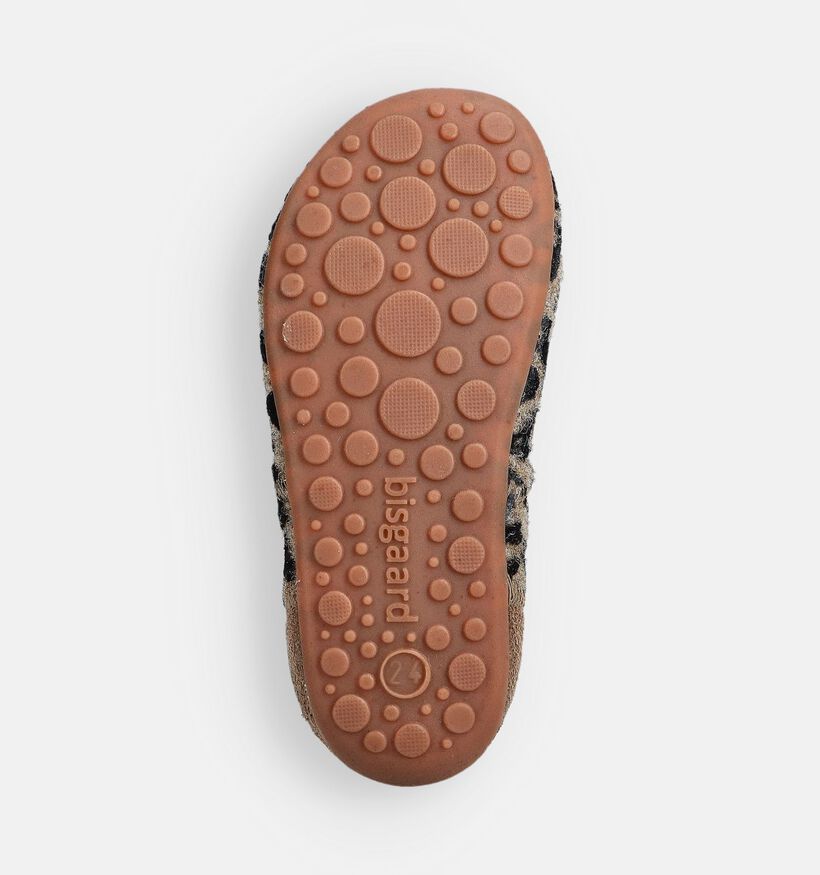 Bisgaard Leopard Bruine Pantoffels voor meisjes (372368)